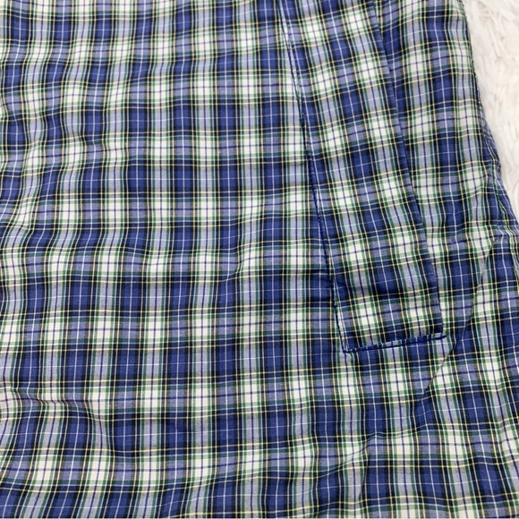 Fossil men reversible mock neck plaid jacket full zip navy blue pockets - Picture 8 of 12